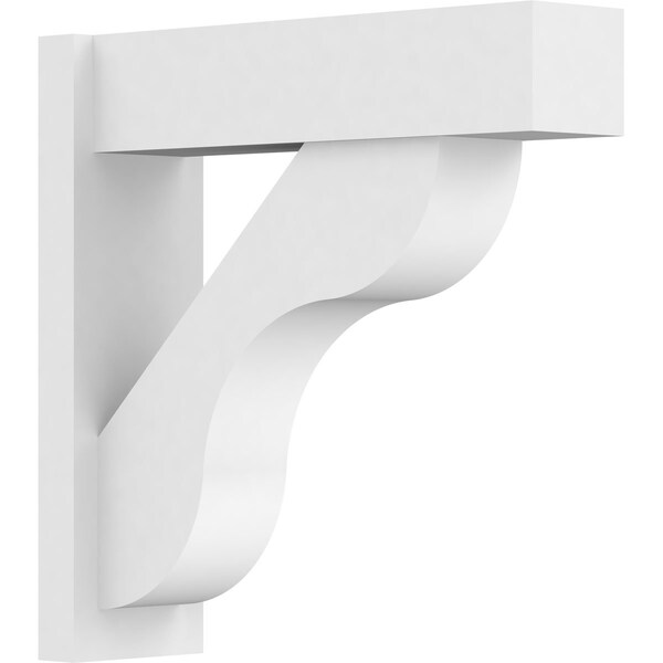 Ekena Millwork Carmel Architectural Grade PVC Outlooker with Block Ends, 7"W X 24"D X 24"H OUTP07X24X24CAR05 - main